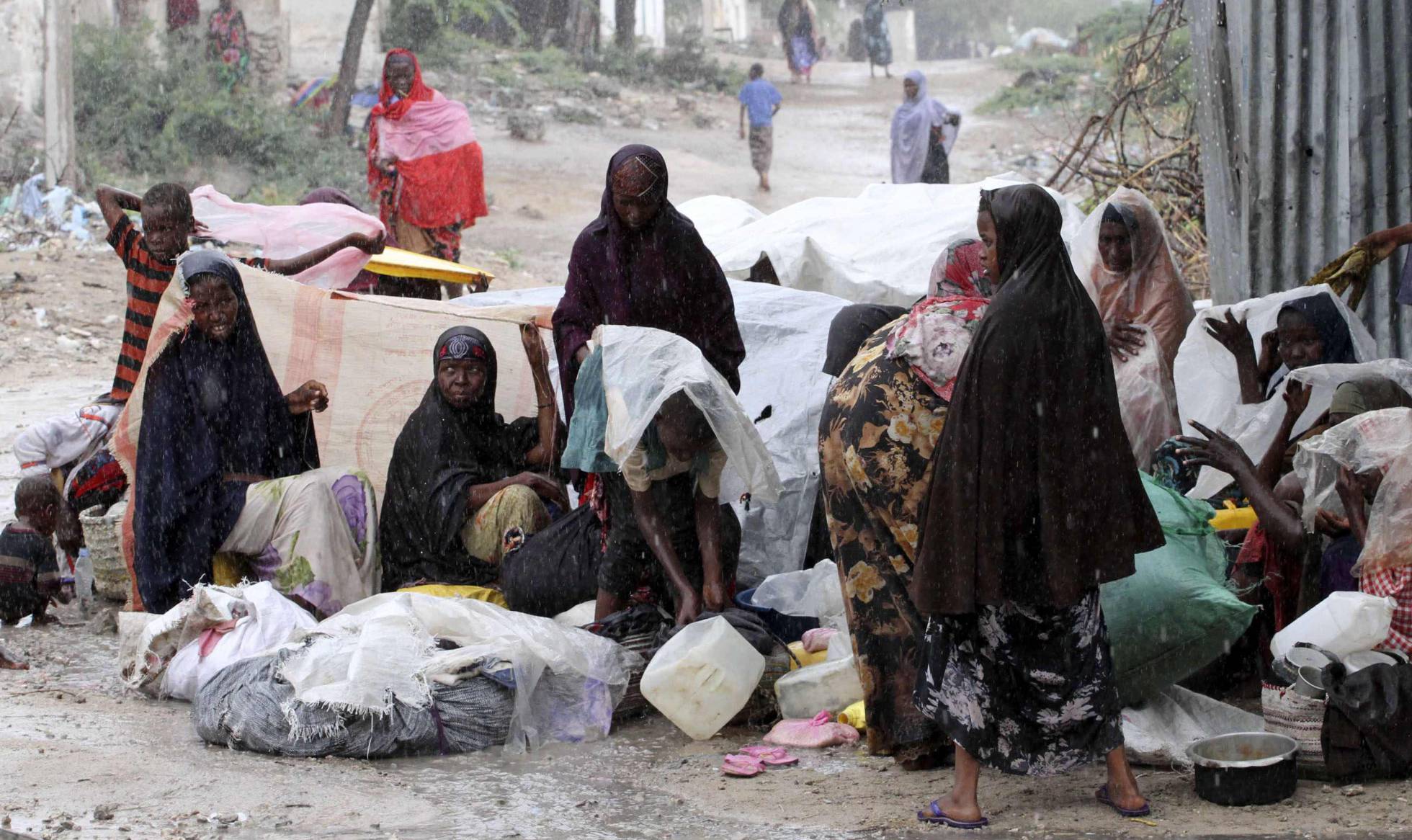 Mujeres desplazadas en la región somalía de Bakool /REUTERS
