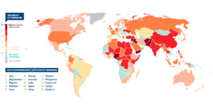 Map Impact Global Terrorism Index 2016 1