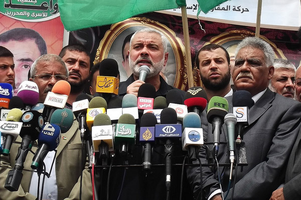 Ismail Haniyah, nuevo líder de Hamás, durante un mitin en 2012. Foto: Joe Catron / Flickr (CC BY-NC 2.0).