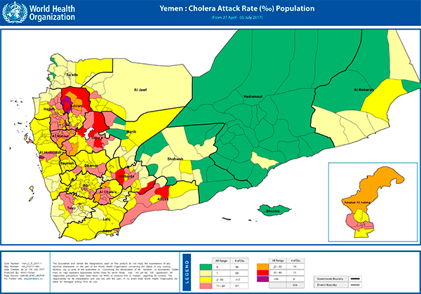 Yemen cholera WHO July2017