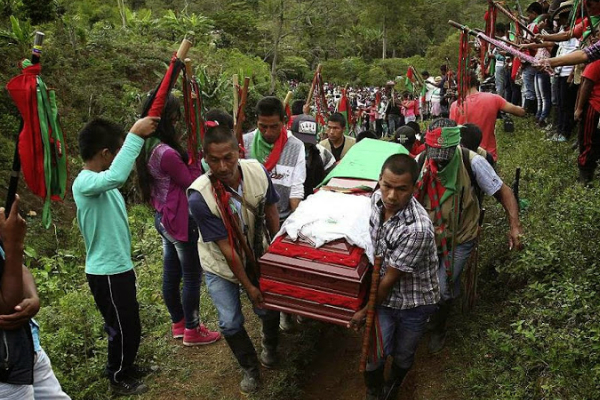 Los asesinatos de líderes sociales continúan en Colombia con la muerte en agosto de 3 personas en menos de 72 horas. Fuente: Marcha Patriótica