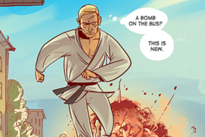 Part of Superputin strip 3 by Sergei Kalenik