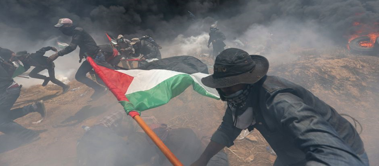 Protestas del 14 de mayo (Reuters/Ibraheem Abu Mustafa)